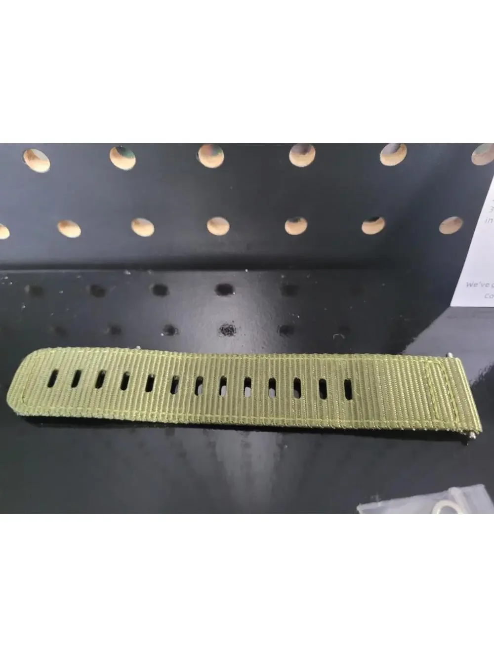New Green Nylon Watch Band - NM - 22mm Military Style